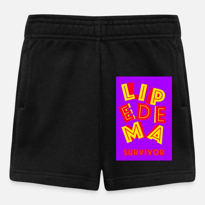 Lipedema Survivor - Baby Shorts - Schwarz