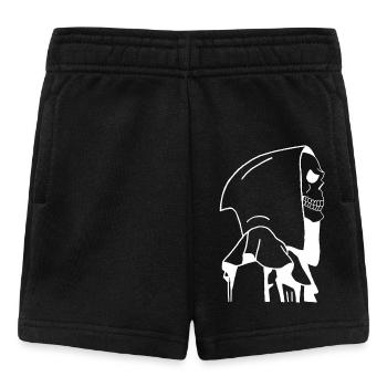 Tod im Profil - Baby Shorts - Schwarz - Vorne
