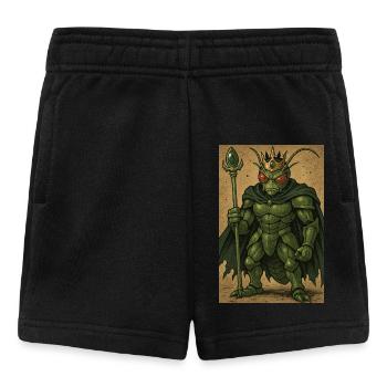 Crypto Frosch - Baby Shorts - Schwarz - Vorne
