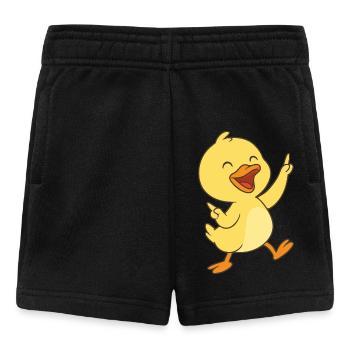 Tanzendes Entenküken - Baby Shorts - Schwarz - Vorne