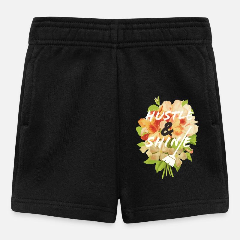 Hustle & Shine - Baby Shorts - black