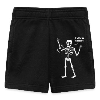 Bone Fracture Halloween Skeleton Bone Arm Fracture - Baby Shorts - black - Front