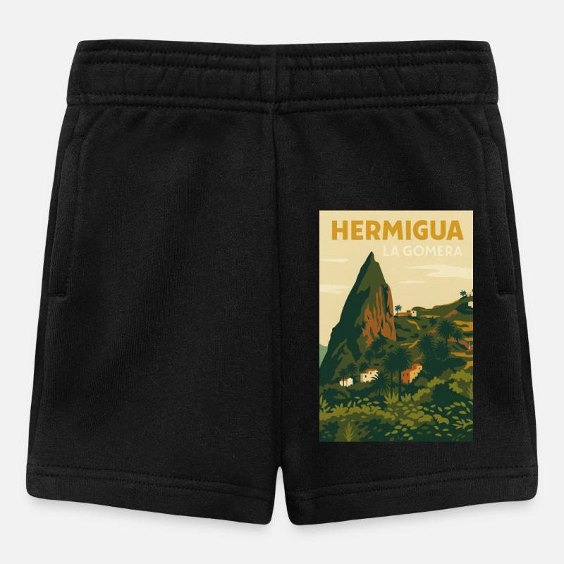 Hermigua - Short Bébé - noir