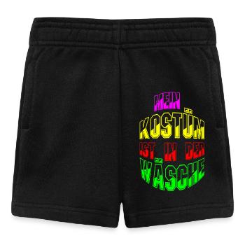 Mon costume est dans la tenue de carnaval de blanchisserie - Short Bébé - noir - Devant