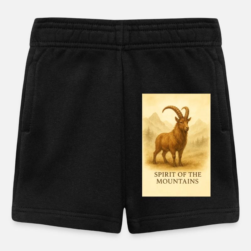 Geest van de Bergen - Short Bébé - noir