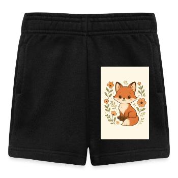 Kleiner Fuchs - Baby Shorts - Schwarz - Vorne