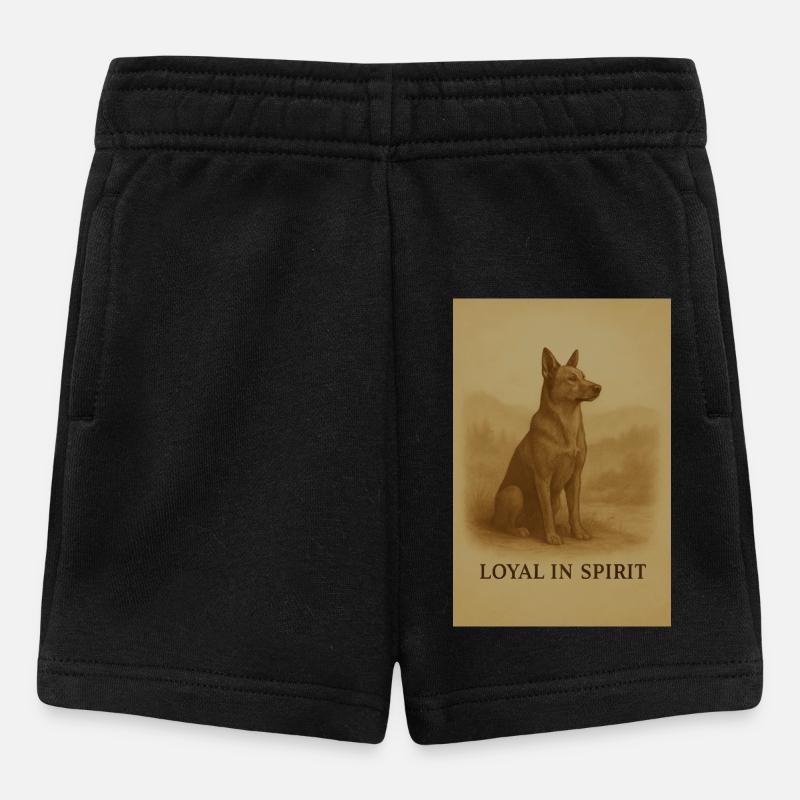 Loyaal in Geest Hond - Short Bébé - noir