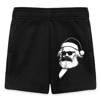 Karl Marx als Weihnachtsmann - Baby Shorts - Schwarz - Vorne