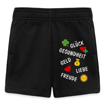 Lucky Shamrock Lucky Charm Félicitations - Short Bébé - noir - Devant