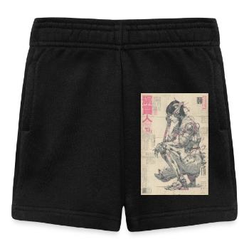 Imprimé néon Mecha Ukiyoe - Short Bébé - noir - Devant