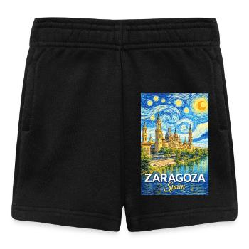 Zaragoza Spain - Baby Shorts - Schwarz - Vorne
