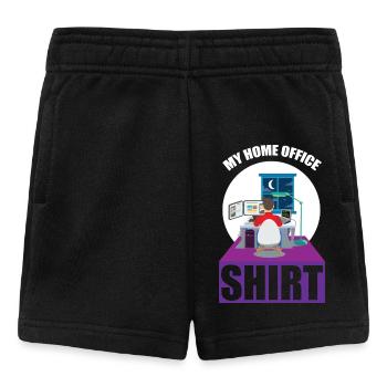 Night Shift Coder Programmer Desk Graphic - Baby Shorts - Schwarz - Vorne