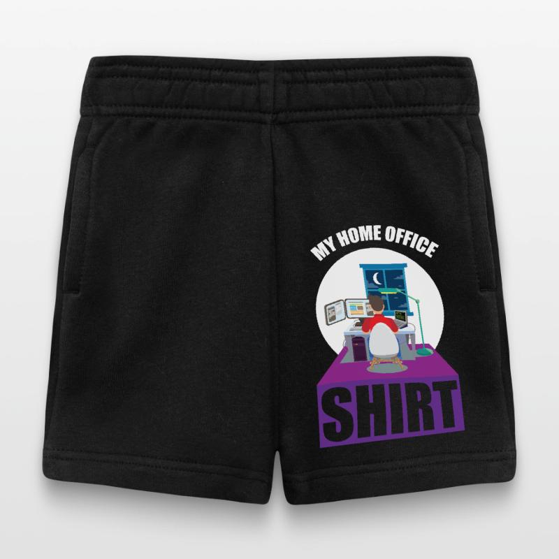 Codeur de nuit Programmeur Graphique de bureau Short Bébé