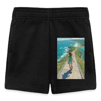 Coastal Crest Longboarder - Baby Shorts - Schwarz - Vorne