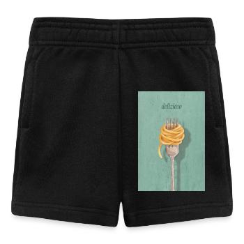 Delizioso Pasta Design italienische  Küche - Baby Shorts - Schwarz - Vorne