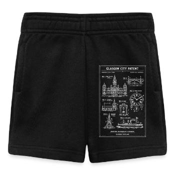 Plan directeur de la ligne de cite de Glasgow - Short Bébé - noir - Devant