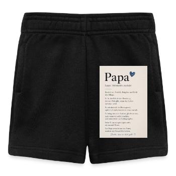 Danke Papa - Baby Shorts - Schwarz - Vorne