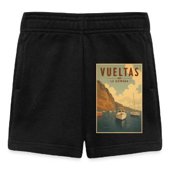 Vueltas La Gomera Poster - Baby Shorts - Schwarz - Vorne