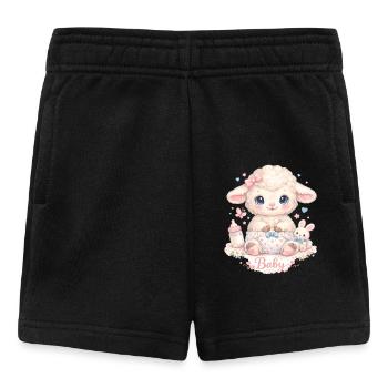 Baby sheep - Baby Shorts - black - Front