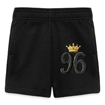 96 Nombre Couronne - Short Bébé - noir - Devant
