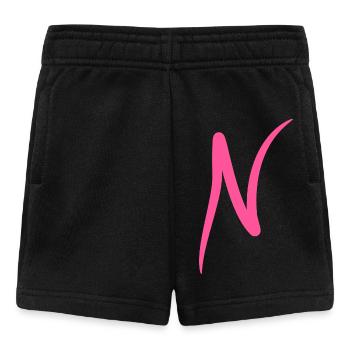 Lettre N Initiales Modern - Short Bébé - noir - Devant