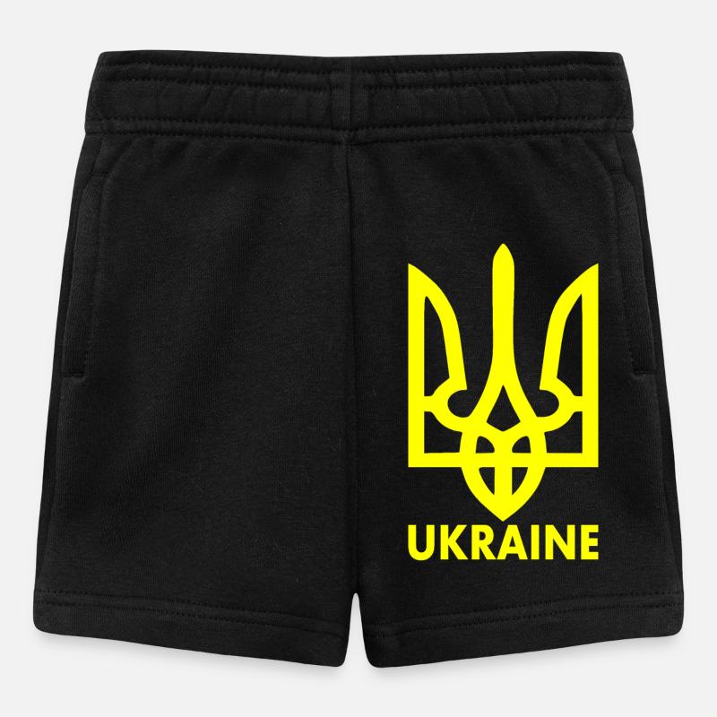 Ukraine - Short Bébé - noir