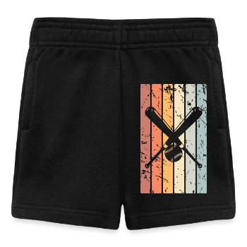 Baseball - Baby Shorts - Schwarz - Vorne