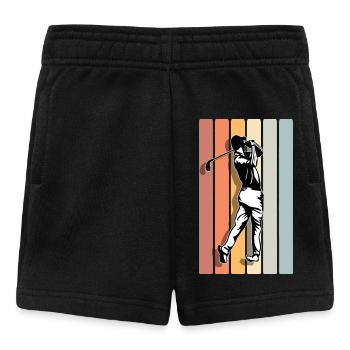 Golf Golfer - Baby Shorts - Schwarz - Vorne