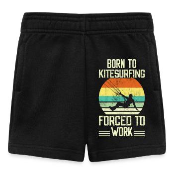 Kitesurf Kitesurfer Kiteboard - Baby Shorts - black - Front