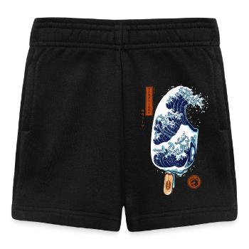 Japan - Kanagawa Eisstiel - Baby Shorts - Schwarz - Vorne
