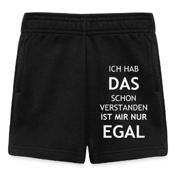 funny cool saying funny cool sayings humor - Baby Shorts - black - Front