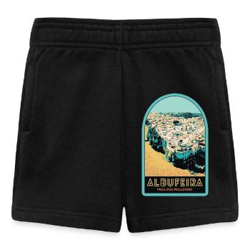 Illustration Albufeira aerial view - Baby Shorts - black - Front