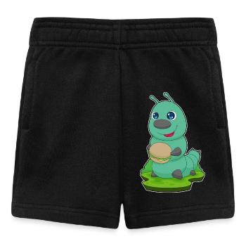 Cheeseburger chenille - Short Bébé - noir - Devant