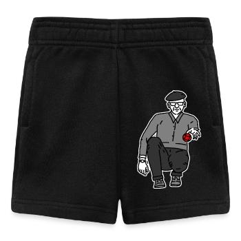 Petanque Player Left-Handed - Baby Shorts - black - Front
