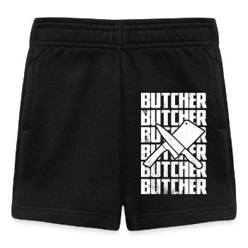 Lustiger Metzger - Baby Shorts - Schwarz - Vorne