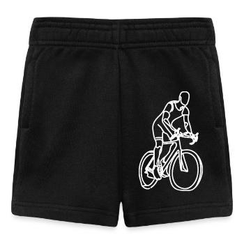Dessin cycliste - Short Bébé - noir - Devant