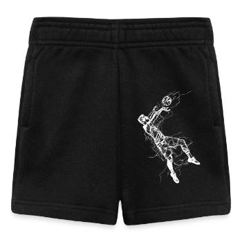 Croquis de joueur de volley-ball - Short Bébé - noir - Devant