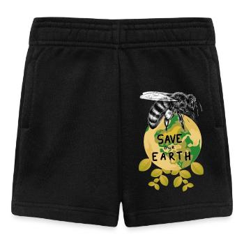 Le bourdonnement de la Terre - Short Bébé - noir - Devant