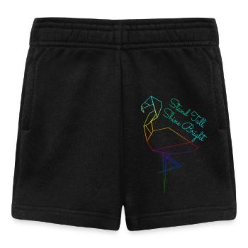 Stand Tall, Shine Bright - Baby Shorts - black - Front