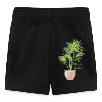 À base de plantes – Chemise/pull Kawaii Fern - Short Bébé - noir - Devant