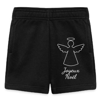 Joyeux Noël Engel, Sweet Christmas design. Xmas - Baby Shorts - black - Front