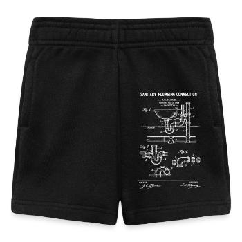 Plan du diagramme de plomberie - Short Bébé - noir - Devant