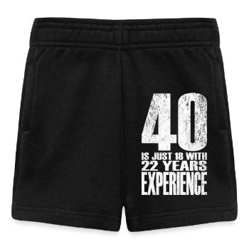 Quarante ans d’expérience - Short Bébé - noir - Devant