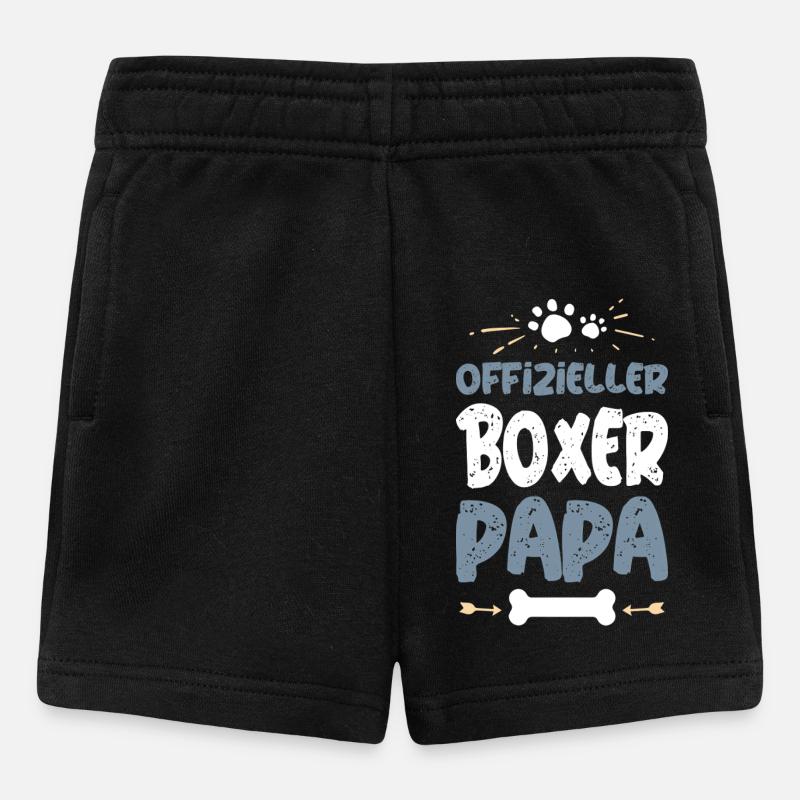 T-shirt officiel Boxer Dad - Short Bébé - noir