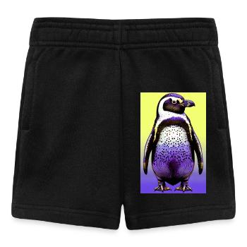 Pinguin - Baby Shorts - Schwarz - Vorne
