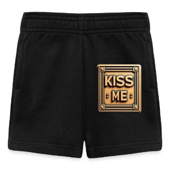 Embrasse-moi - Short Bébé - noir - Devant