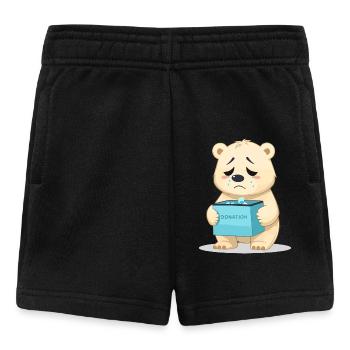 Eisbären Retten - Baby Shorts - Schwarz - Vorne
