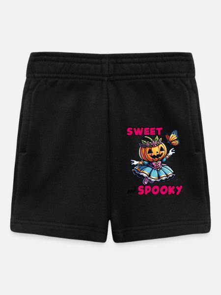 Cute Halloween Princess with Butterfly - Baby Shorts - black