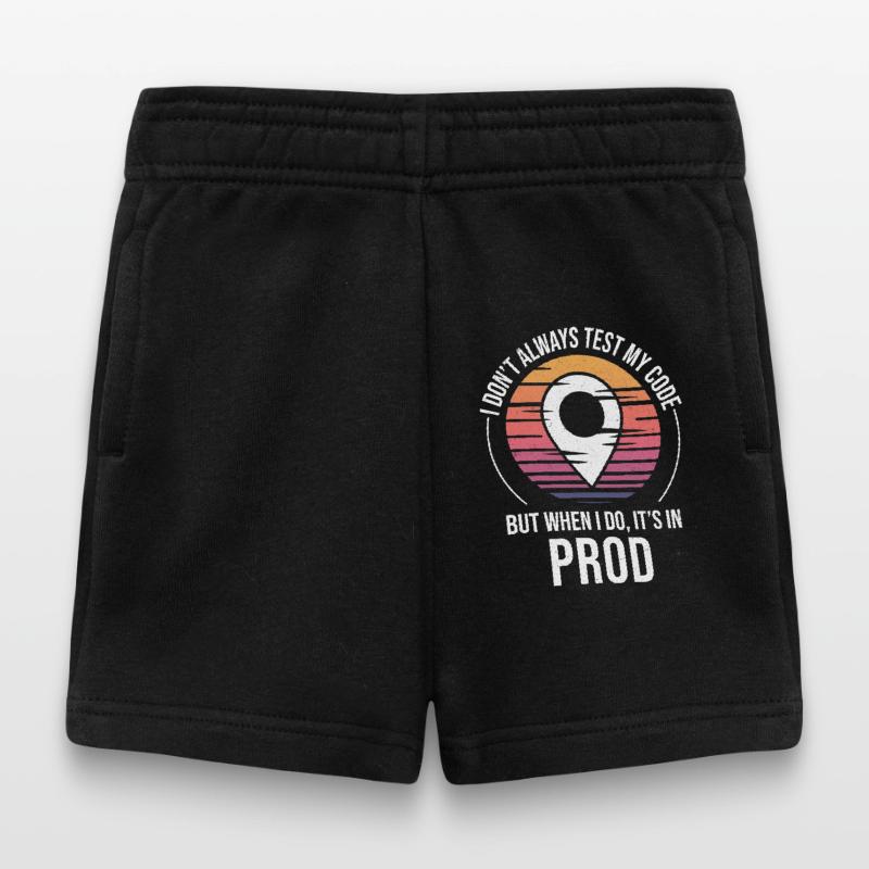 Entwickler Programmierer Programmierer Prod Testing Humor Baby Shorts