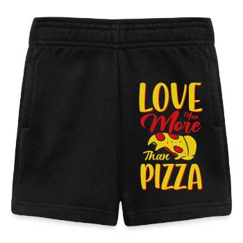 Pizza - Short Bébé - noir - Devant
